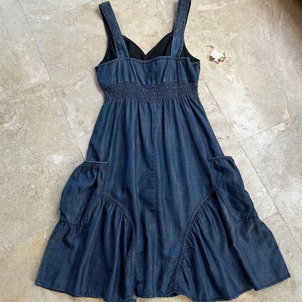 INC International Concepts Blue Jeans Dress, Size 6 - Picture 4 of 16